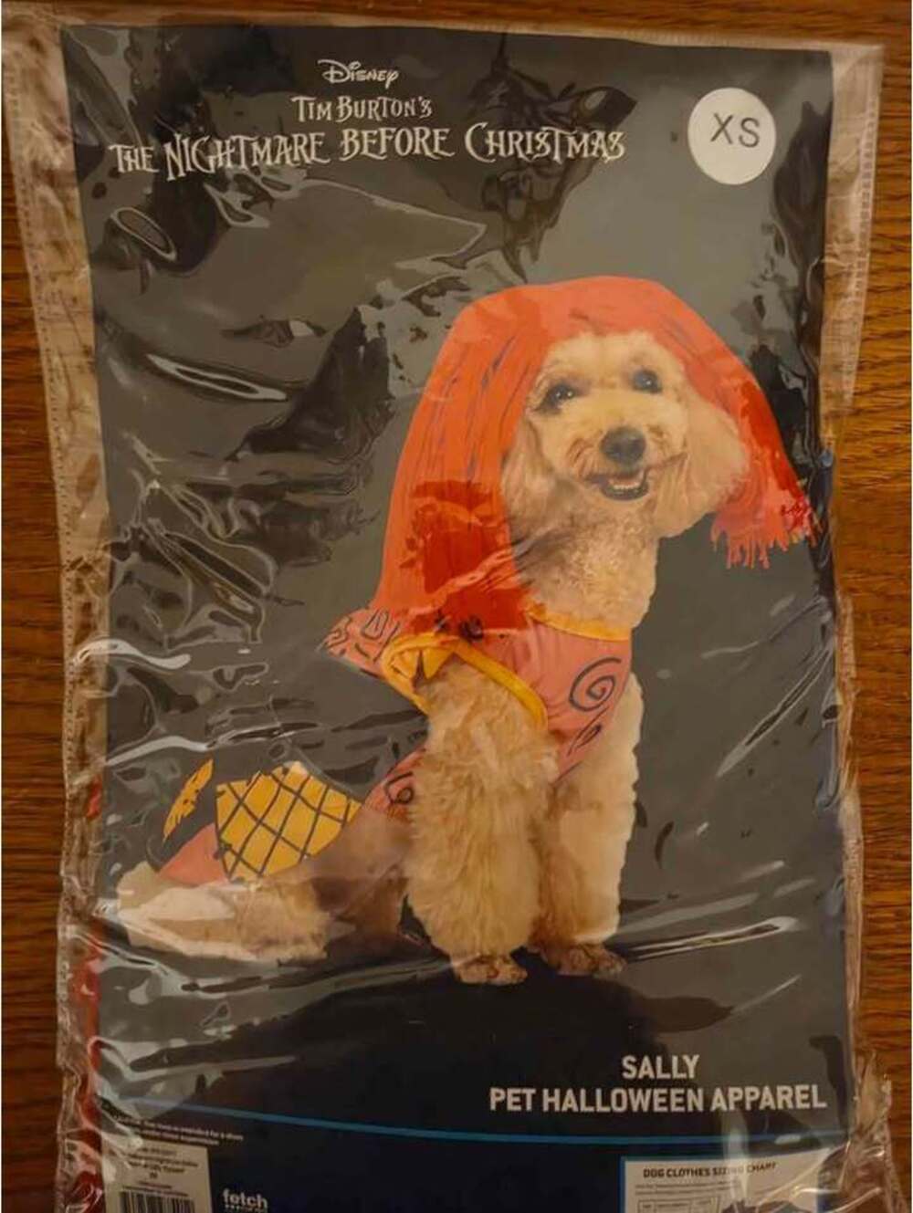 Disney Tim Burton's The Nightmare Before Christmas Sally Pet Halloween Size XS